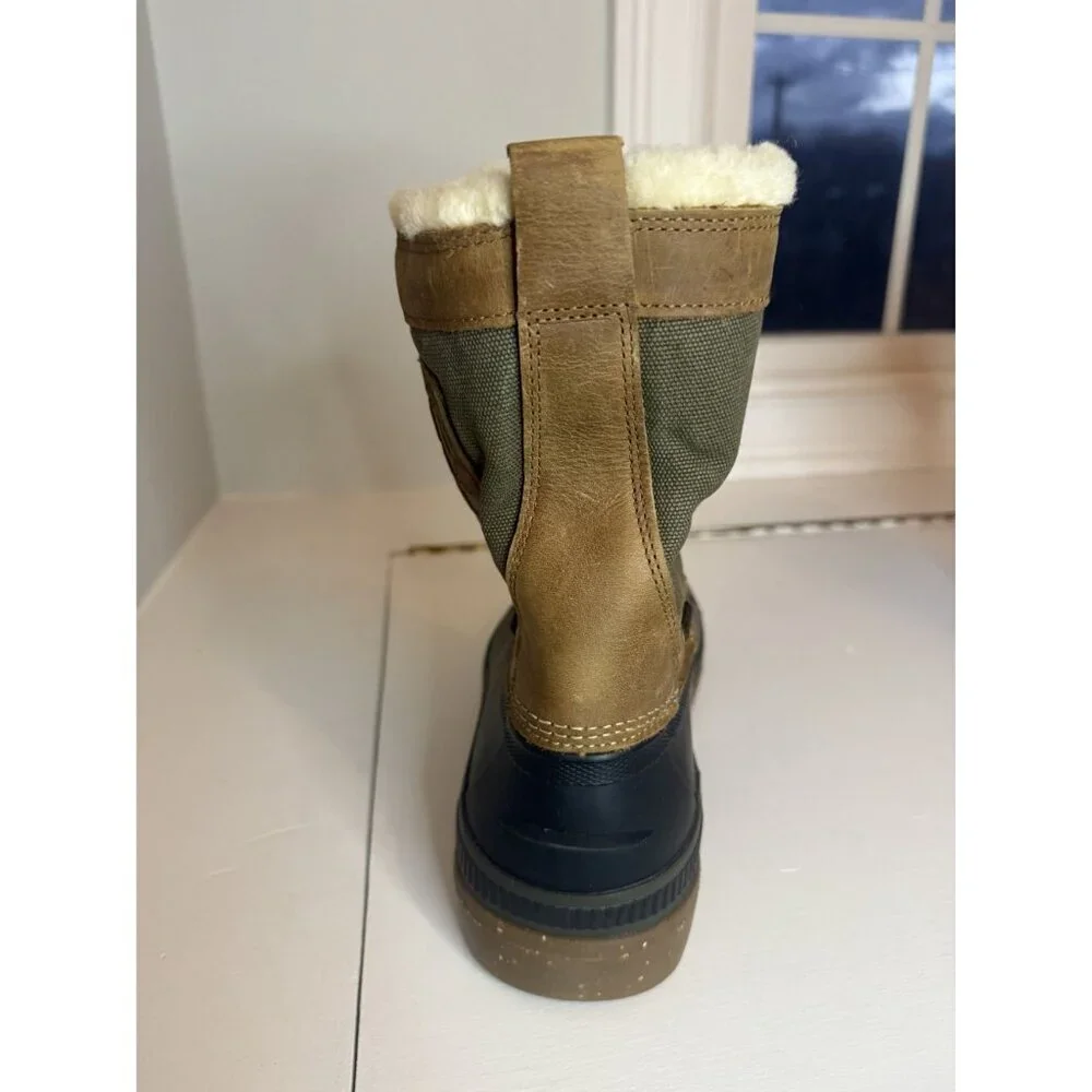NEW Sperry Men's Ice Bay Tall Pac Winter Boots Brown Olive Size US 10 $160 [jb]